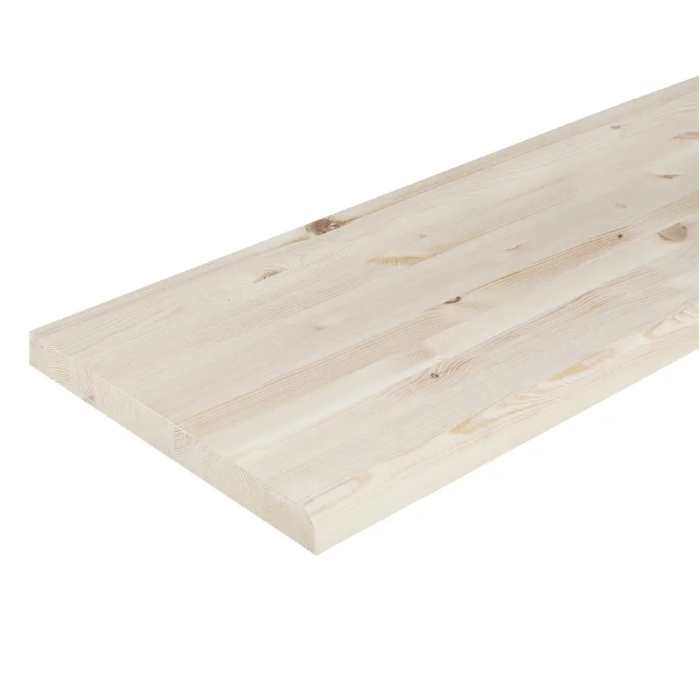 Santreyd Подоконная доска из хвойной древесины с элегантным скругленным краем 16898353 STLM-0007240