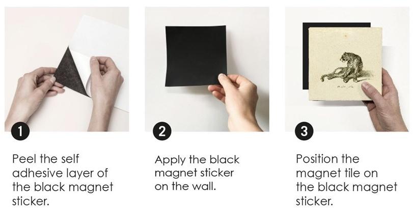 Groovy Magnets Настенный декоративный предмет из керамики Tiles M-tile-po - Вид №5