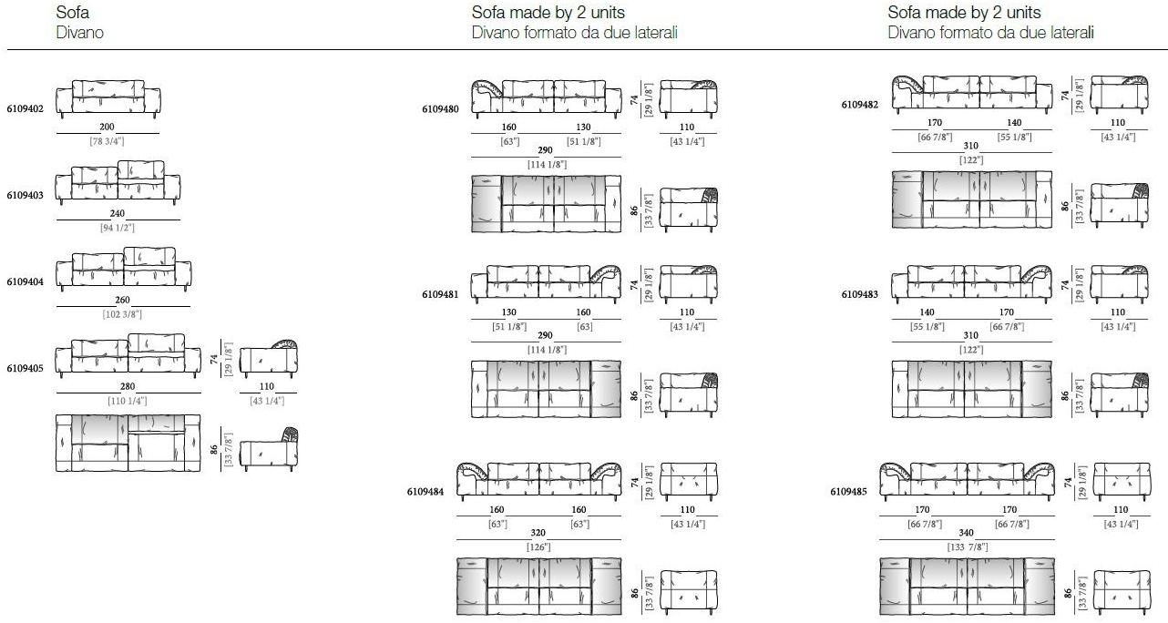 Arketipo Секционный кожаный диван sun-id-1370530 - Вид №8