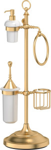 STI 335 Стойка с 5-ю аксессуарами для туалета с биде 80 cm 3SC STILMAR MATTE GOLD