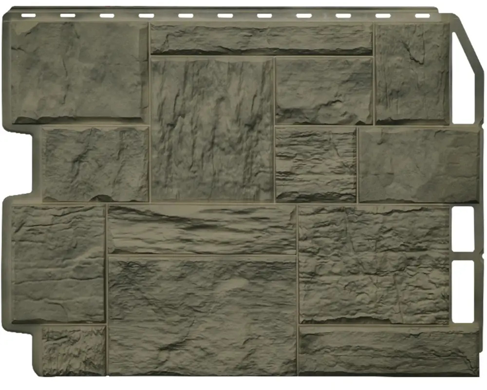 85636851 Фасайдинг Дачный Туф 3D-facture дымчатый 0.41 м² STLM-0064861