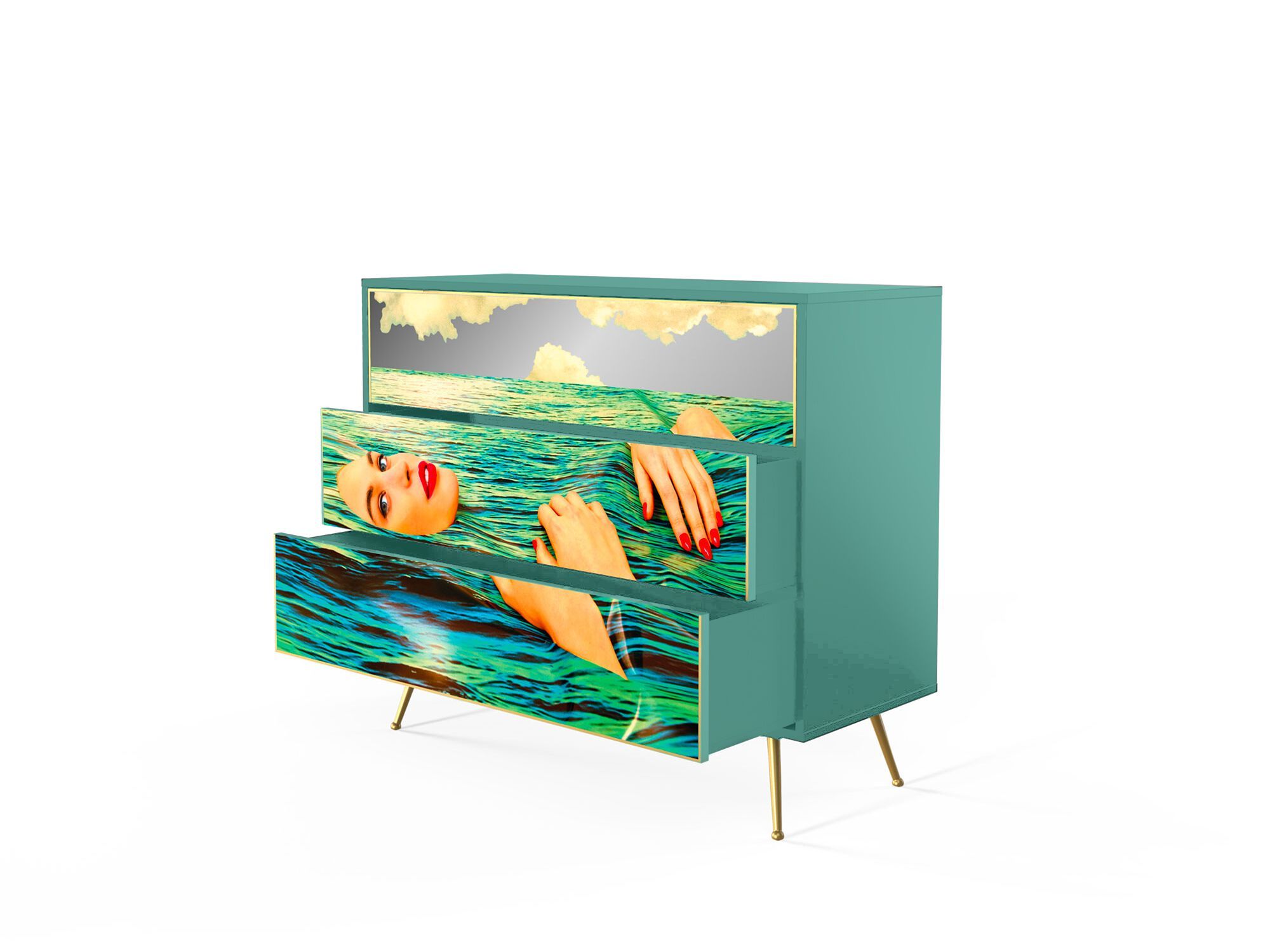 Комод из МДФ Seletti Seletti использует туалетную бумагу ARCH-00015123 - Вид №1