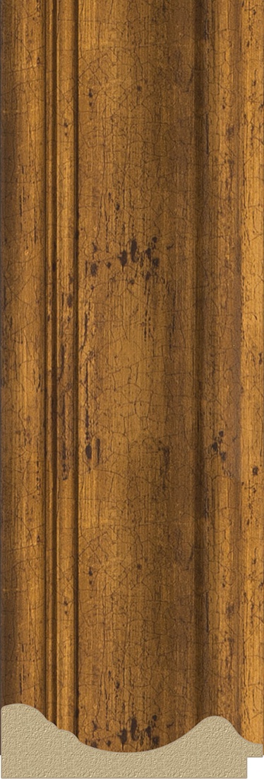 BY 4247 Зеркало с гравировкой в багетной раме - травленая бронза 99 mm EVOFORM Exclusive-G - Вид №3