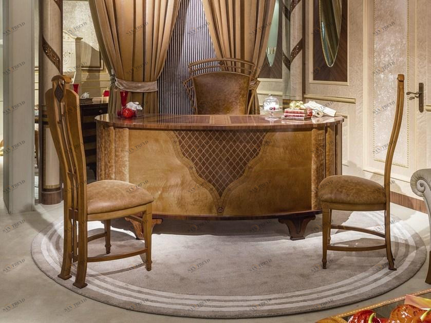 Carpanelli Стол из лакированного дерева Arts sun-id-1416338