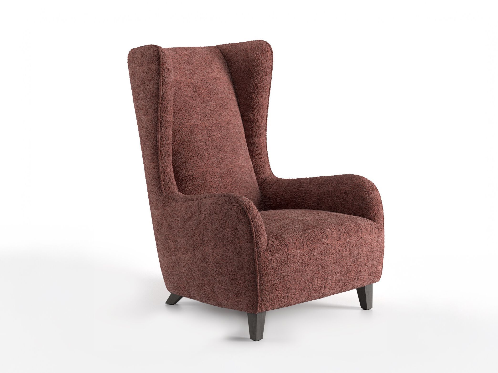 Тканевое кресло с высокой спинкой Natuzzi Italia MARLENE ARCH-00035013