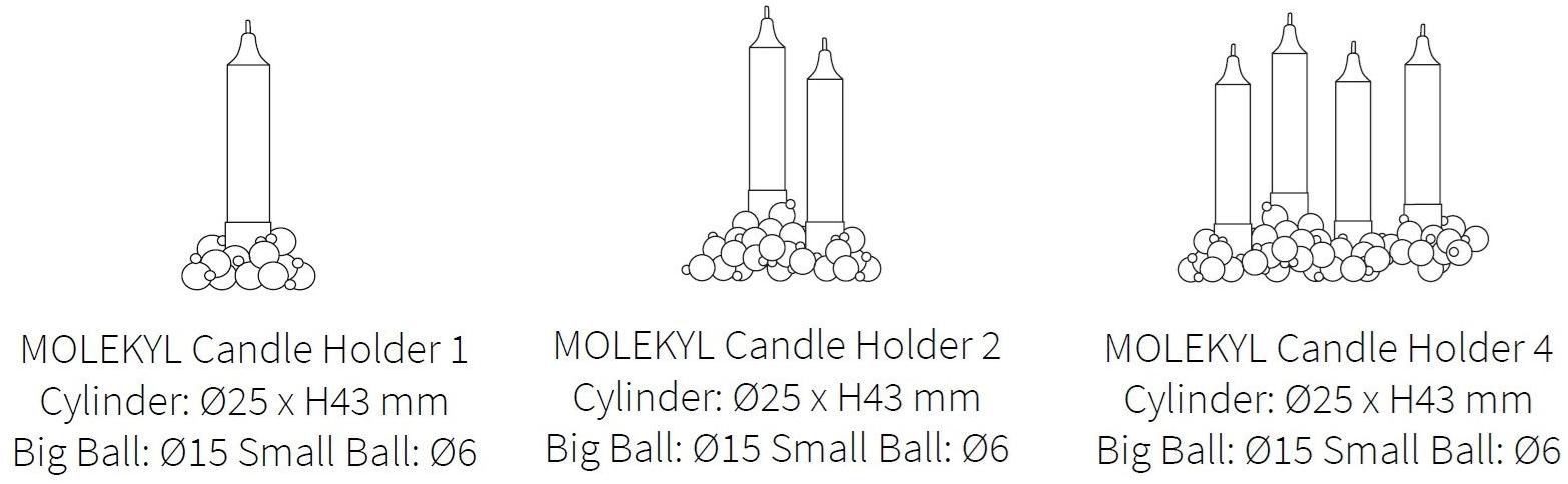 Gejst Подсвечник из стали Molekyl sun-id-1437097 - Вид №25