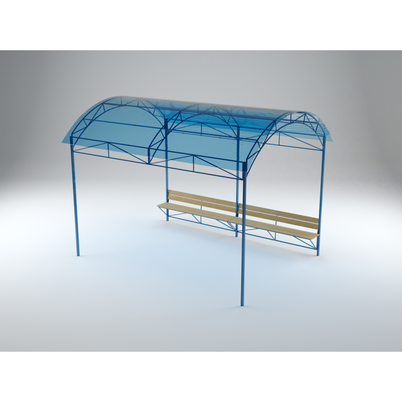 14110 СОЛО 3, навес парковый LAB.Space 