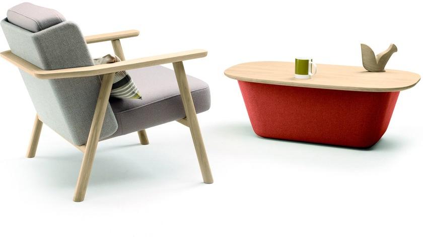 ALKI Дубовый журнальный столик с журнальной стойкой Lasai sun-id-1442839 - Вид №2