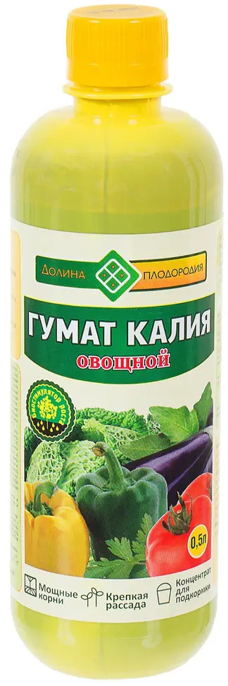 Santreyd Гумат Калия для овощей «Долина плодородия» 0.5 л 18399312