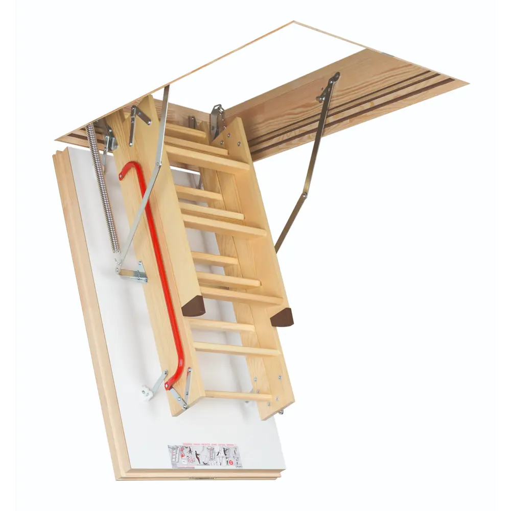 Лестница чердачная складная с секциями LWT 60x130x305 см Fakro STLM-2079727 - Вид №1