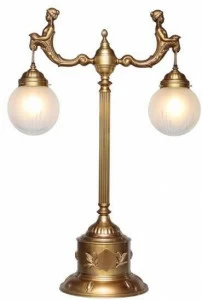 Patinas Lighting Настольная лампа из латуни ручной работы Fortuna