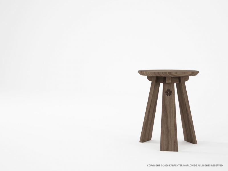 609_1319 Круглый табурет Karpenter East - Вид №3