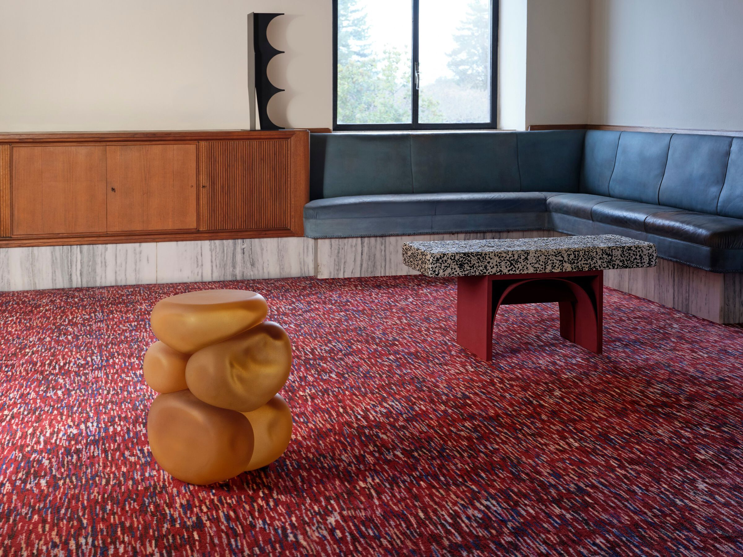 Перерабатываемый нейлоновый ковер Radici CHROMA ARCH-00123365