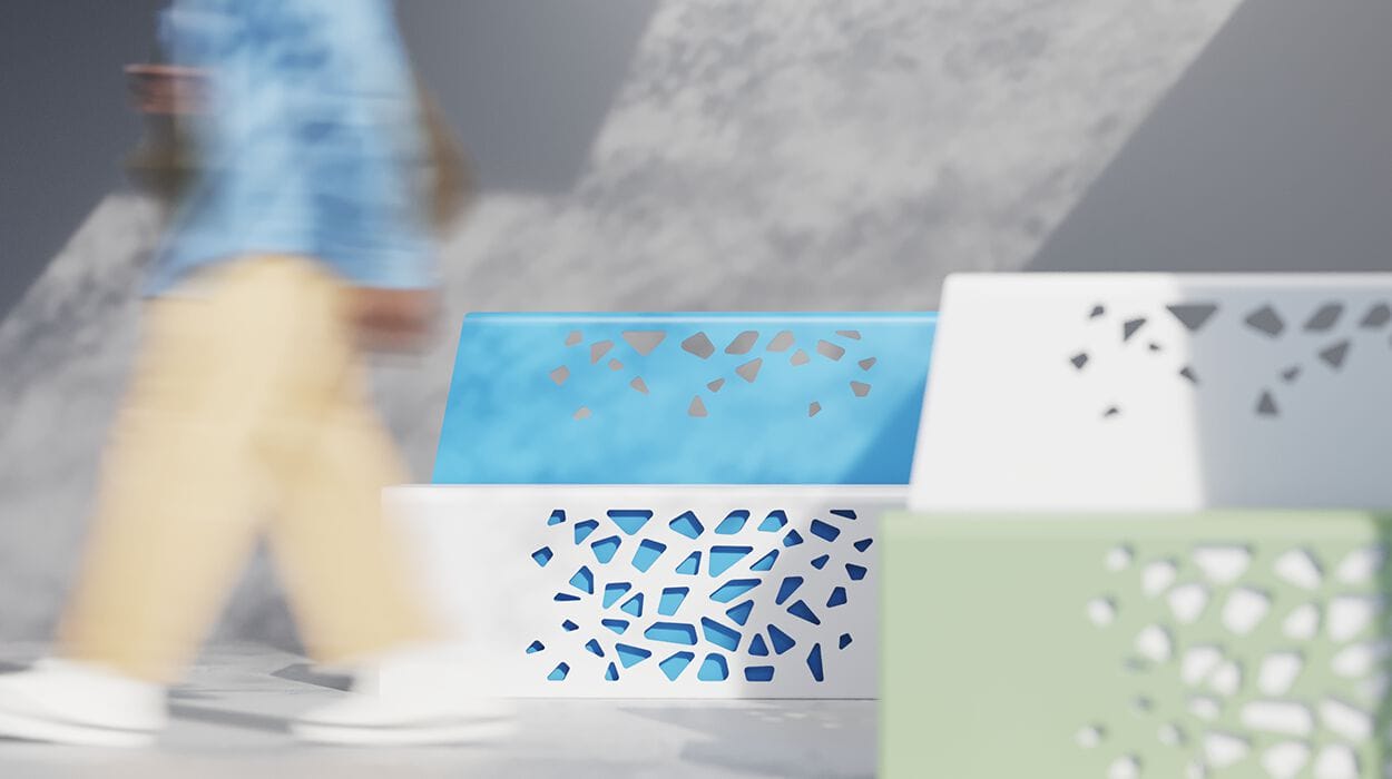 Оцинкованная стальная скамья со спинкой DIMCAR Komete ARCH-00130595 - Вид №2