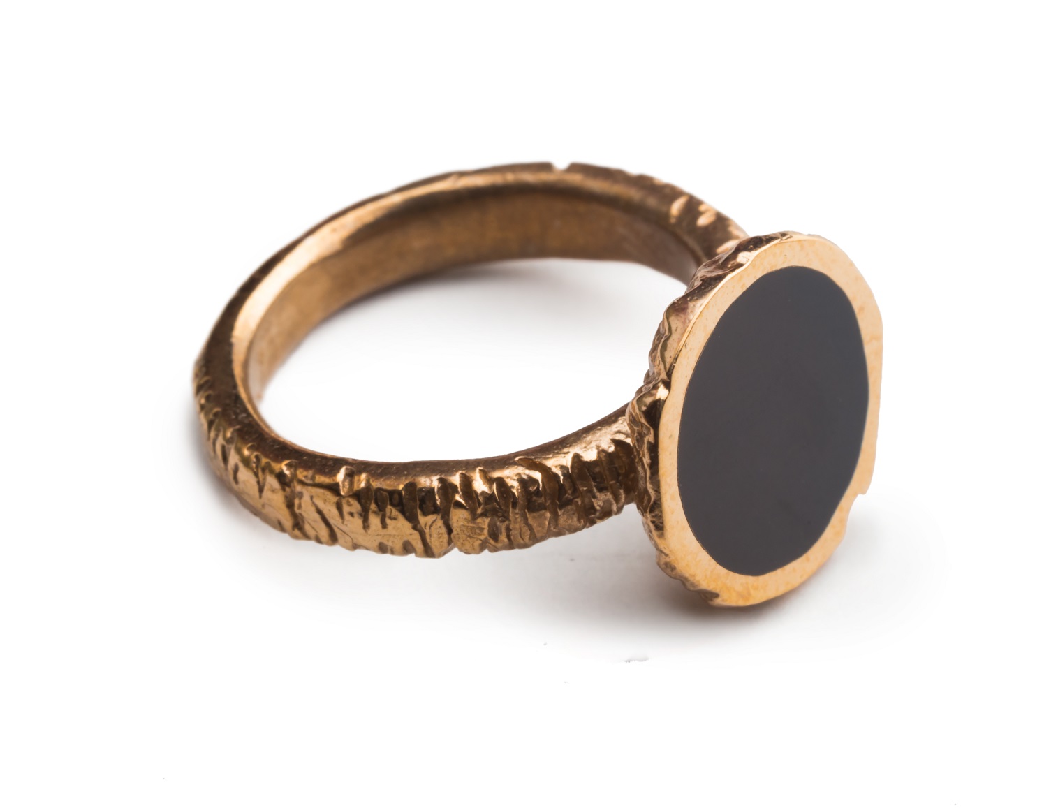 EB125 Кольцо, темно-серый, бронза, эмаль ELENA BERTELLOTTI Santreyd 