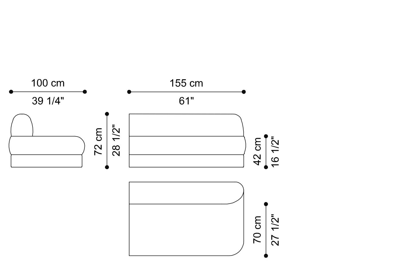 Диван из нубука Gianfranco Ferré Home ALEXANDER 2.0 ARCH-00052063 - Вид №13