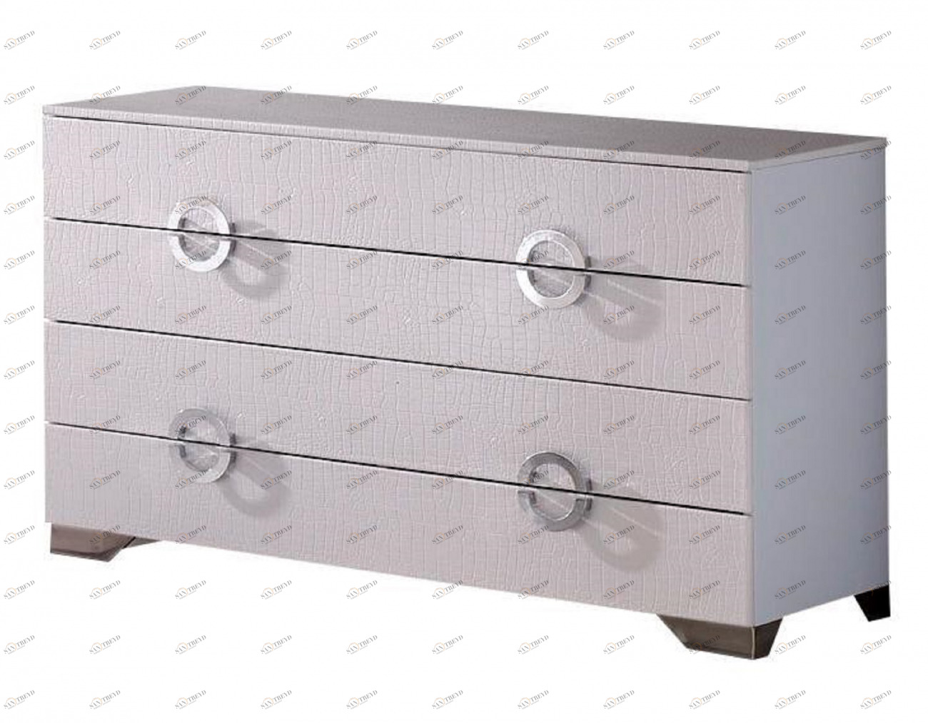 Комод белый с 4 ящиками Eternity ESF ДИЗАЙНЕРСКИЕ, CONTEMPORARY 043937 Белый 