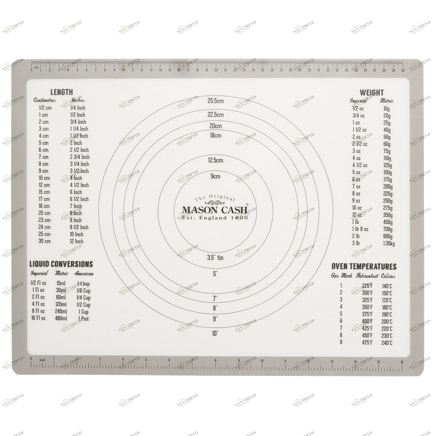 Коврик для приготовления еды серый Innovative Kitchen MASON CASH ДИЗАЙНЕРСКИЕ 00-3870904 Серый 