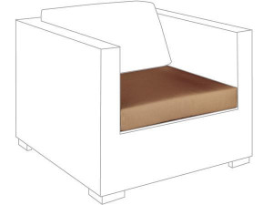 10.00.1412 Подушки для кресел для отдыха на открытом воздухе sahara Mbm