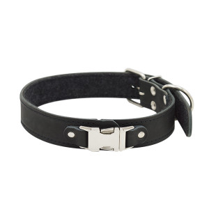 ПР0048290 Ошейник для собак Fast Line быстросъемный 35мм 60см черный ZOOEXPRESS