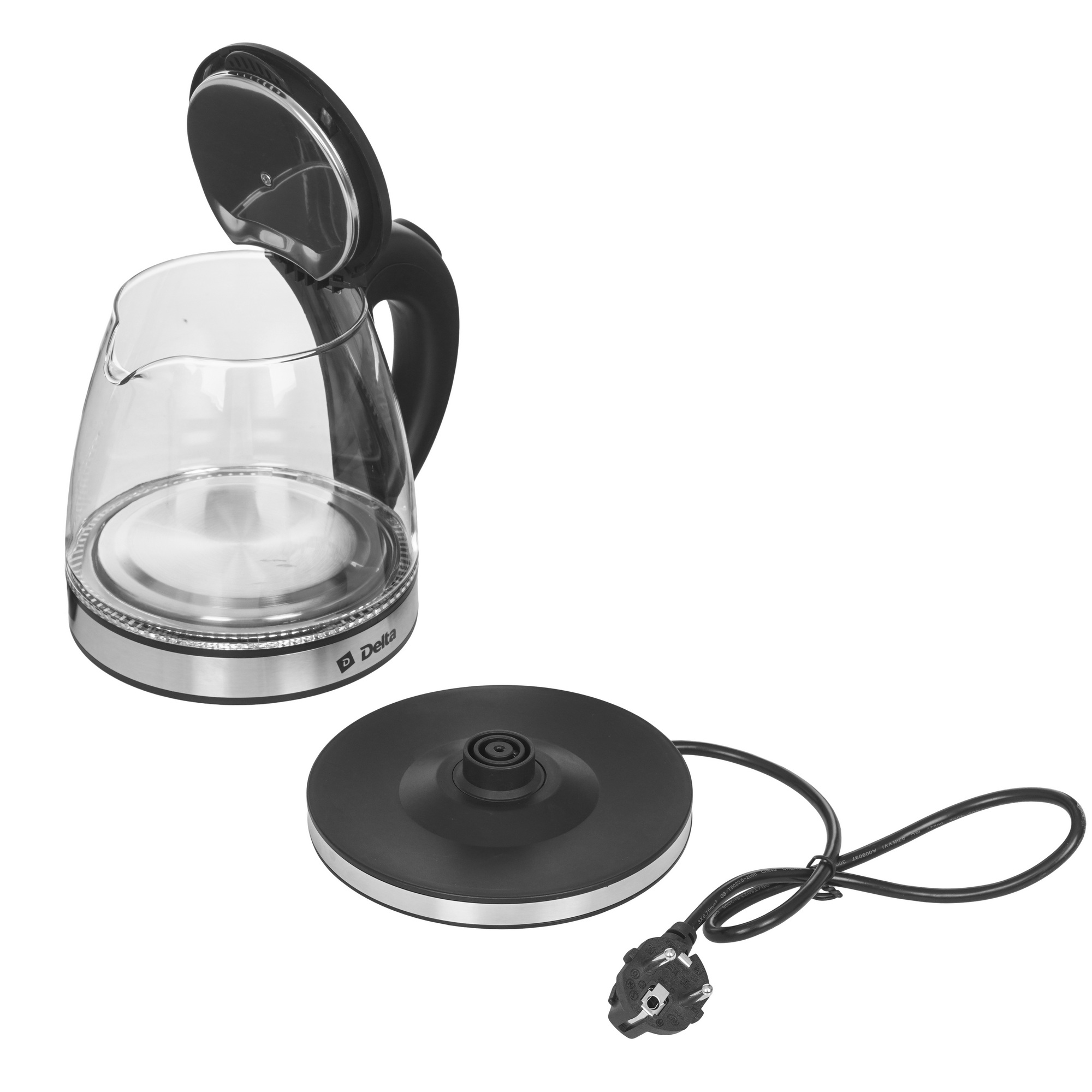 9233365 Электрочайник DELTA DL-1121 черный STDN-0023910 - Вид №4