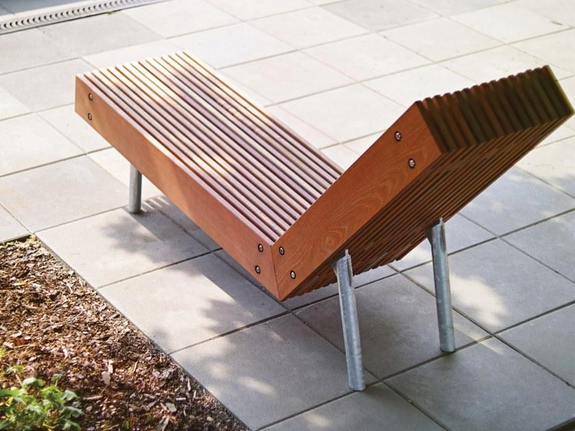 mmcité1 Садовый стул из стали и дерева Woody Lwd752 - Вид №3