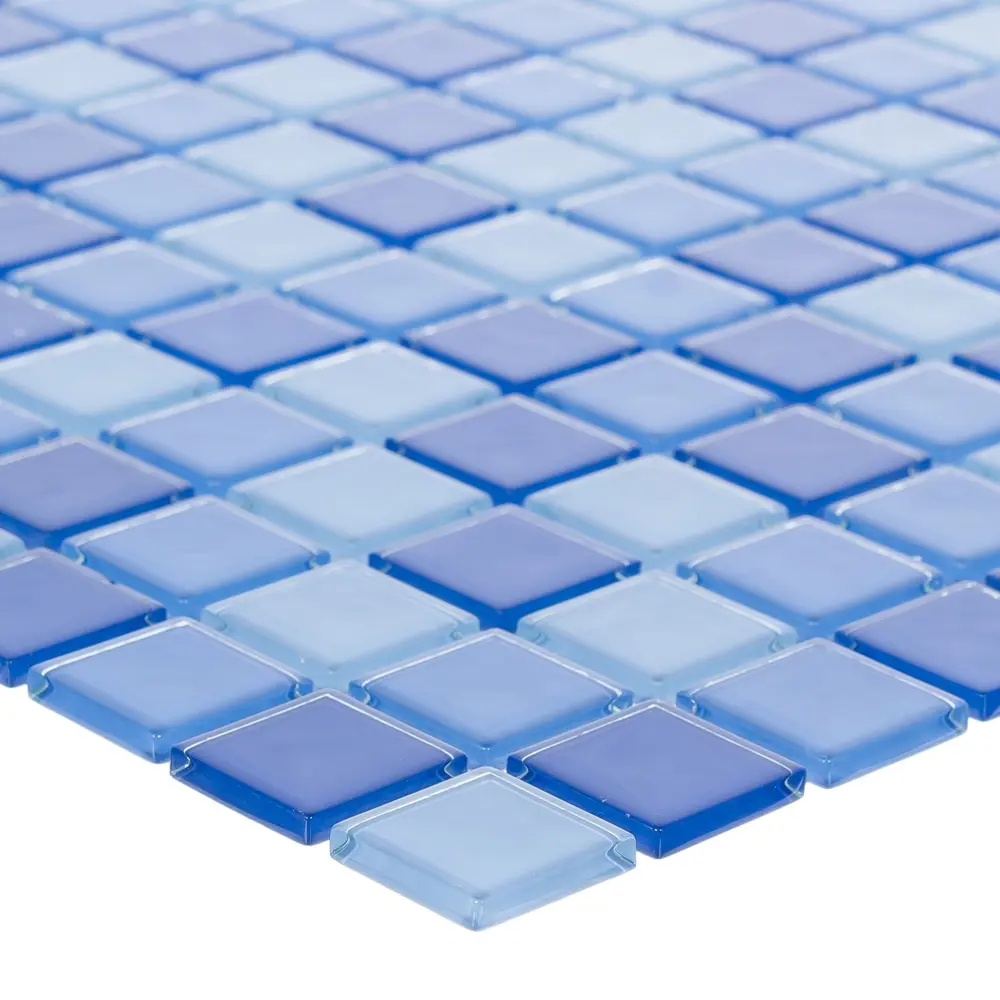 Стеклянная мозаика KREAFORTA сине-голубая для интерьера 89412212 STLM-1571414 - Вид №2