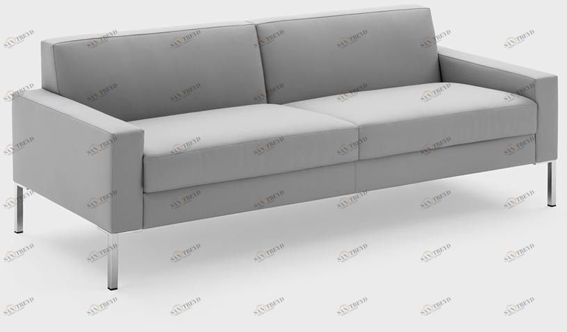 Viganò 3-х местный кожаный диван по контракту Cubiko sun-id-1500733