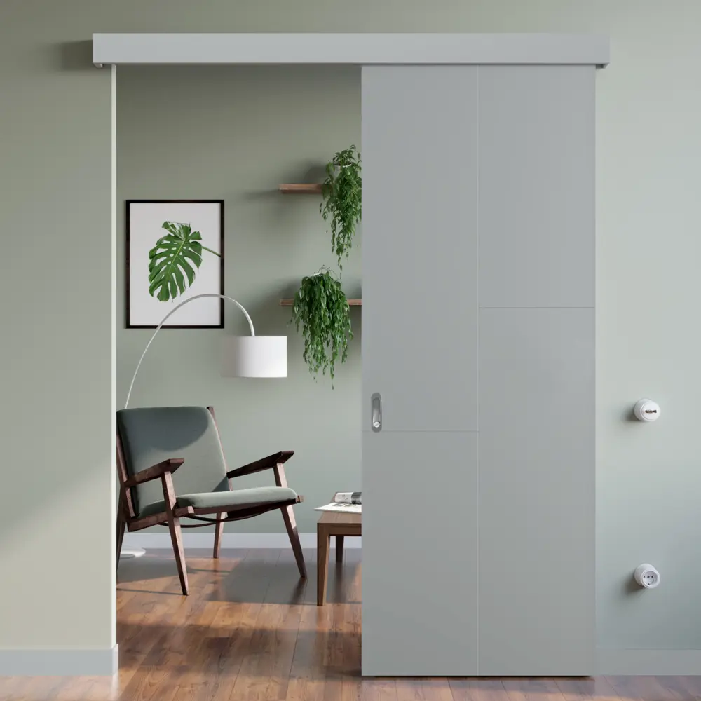 BELWOODDOORS Лацио - межкомнатная дверь в эмалевом покрытии серого цвета 85324559 STLM-0061423 - Вид №6