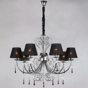 Подвесная люстра Bogates Marselle 281/7 Strotskis BOGATES ДИЗАЙНЕРСКИЕ, MARSELLE 187326 Черный