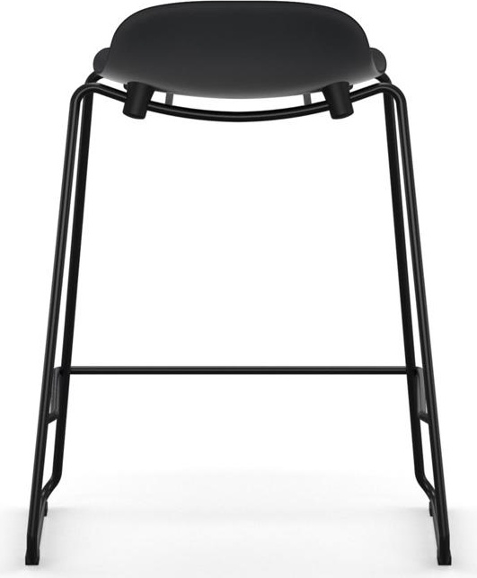 603226 Барный стул 65 см Stacking Steel Black Normann Copenhagen Form - Вид №3