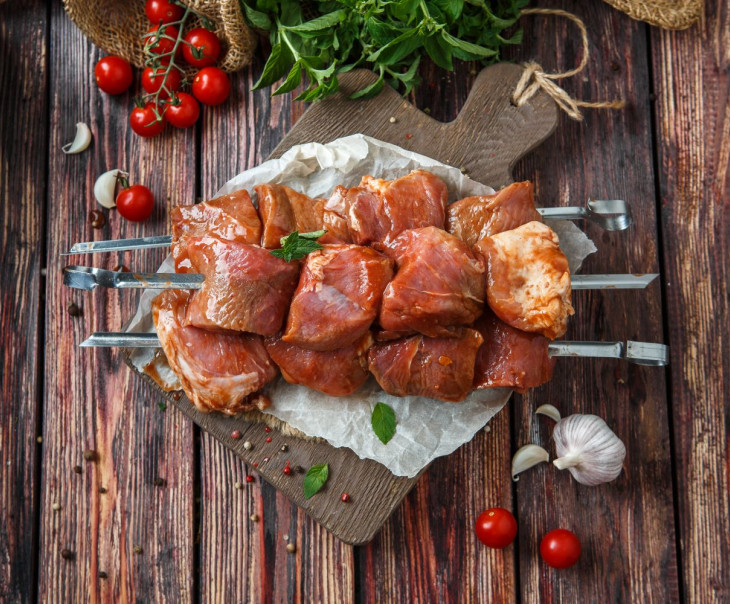 5026 Шашлык свиной в соусе барбекю Вкусляндия 