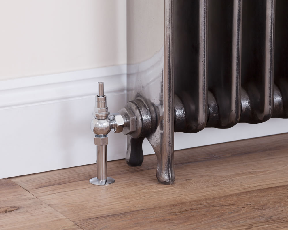 LD091 Впускной ручной радиаторный клапан Brumpton 15 мм (хром) Сarronheating  - Вид №3