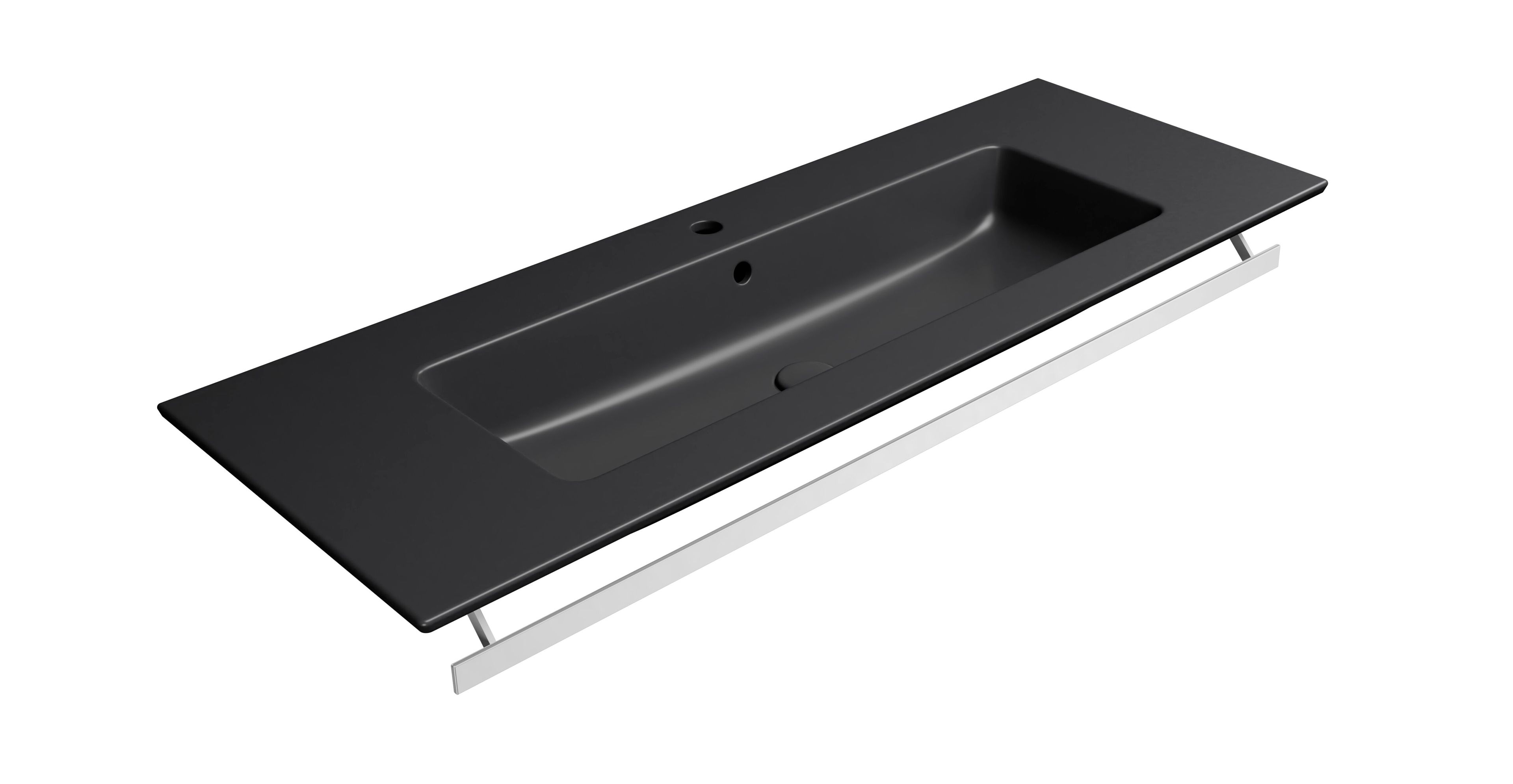 Прямоугольная раковина с держателем для полотенец GSI ceramica чистый ARCH-00128774 - Вид №1