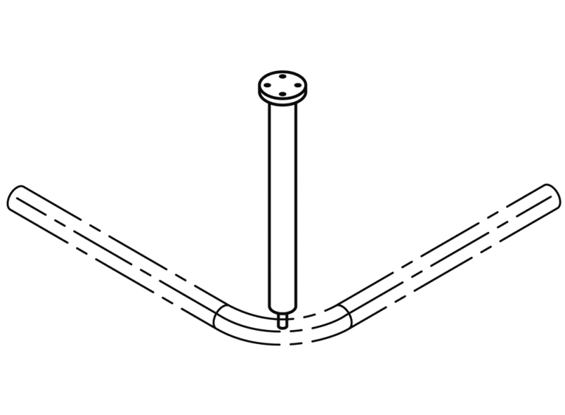 801.34.99020 потолочная подвеска HEWI Suizidhemmende Produkte  - Вид №3