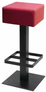 Vela Arredamenti Стул высокий поворотный из железа с подставкой для ног Spritz