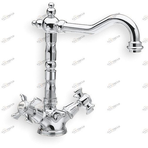 CRICN217 Смеситель для раковины REGULAR со сливным клапаном 1 "1/4 Cristina Rubinetterie 