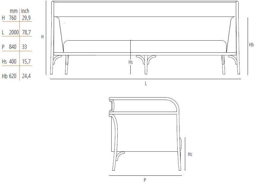 Wiener GTV Design Диван из ткани Targa sun-id-1438280 - Вид №14