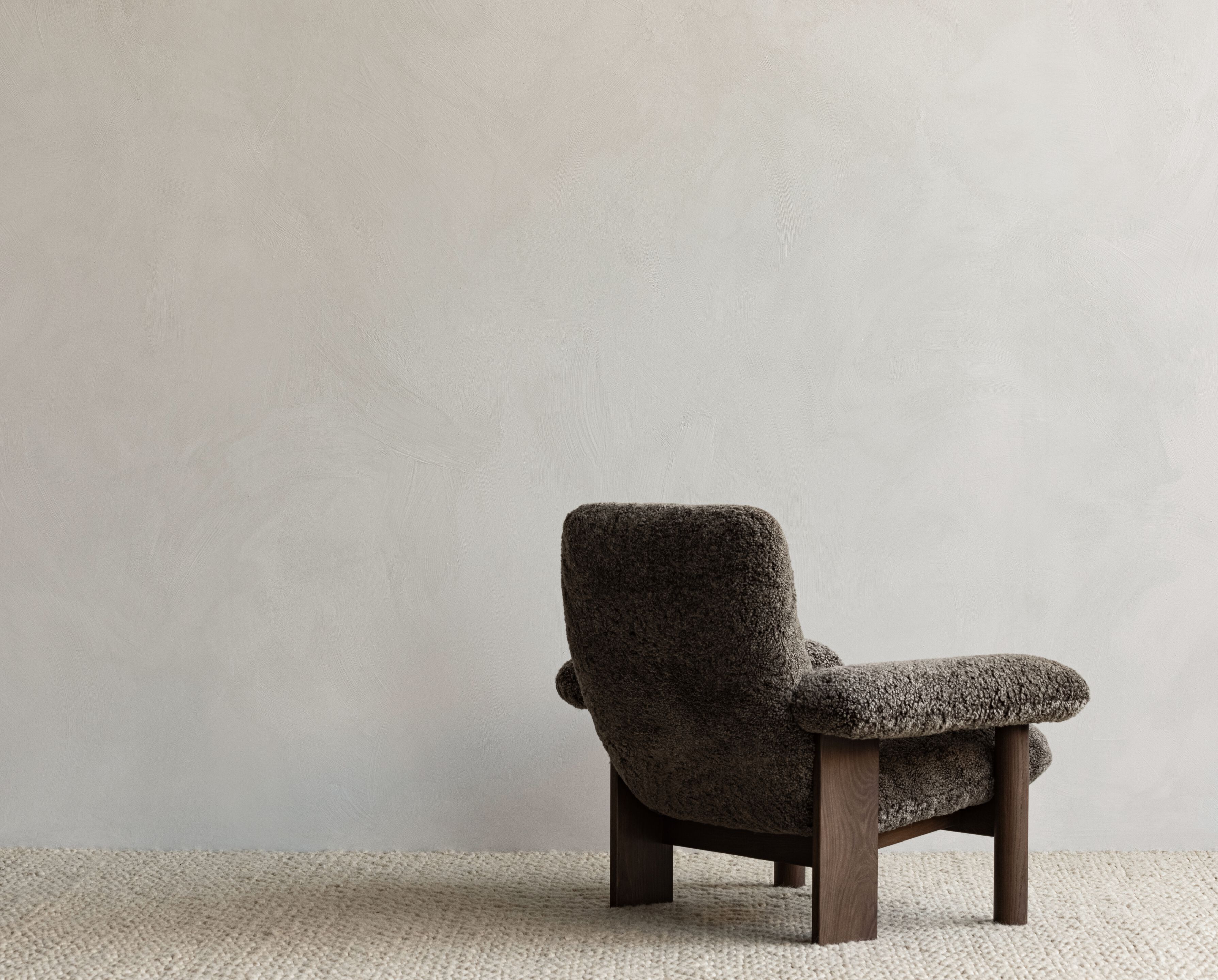 Кресло из овечьей шерсти с подлокотниками Audo Copenhagen Бразилиа ARCH-00127907 - Вид №9