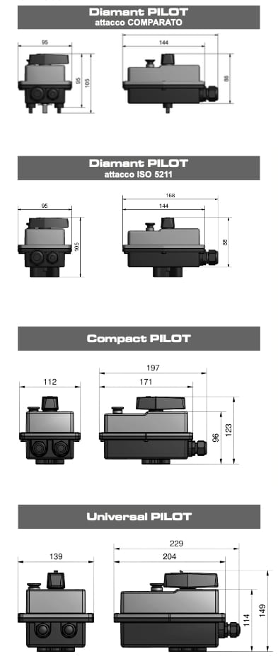 Пропорциональный моторизованный клапан Comparato Nello PILOT ARCH-00124055 - Вид №2