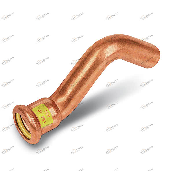 11008628 SANHA 10086 пресс-фитинг газ, медь, обводное колено ВПр-НПр 28 мм 