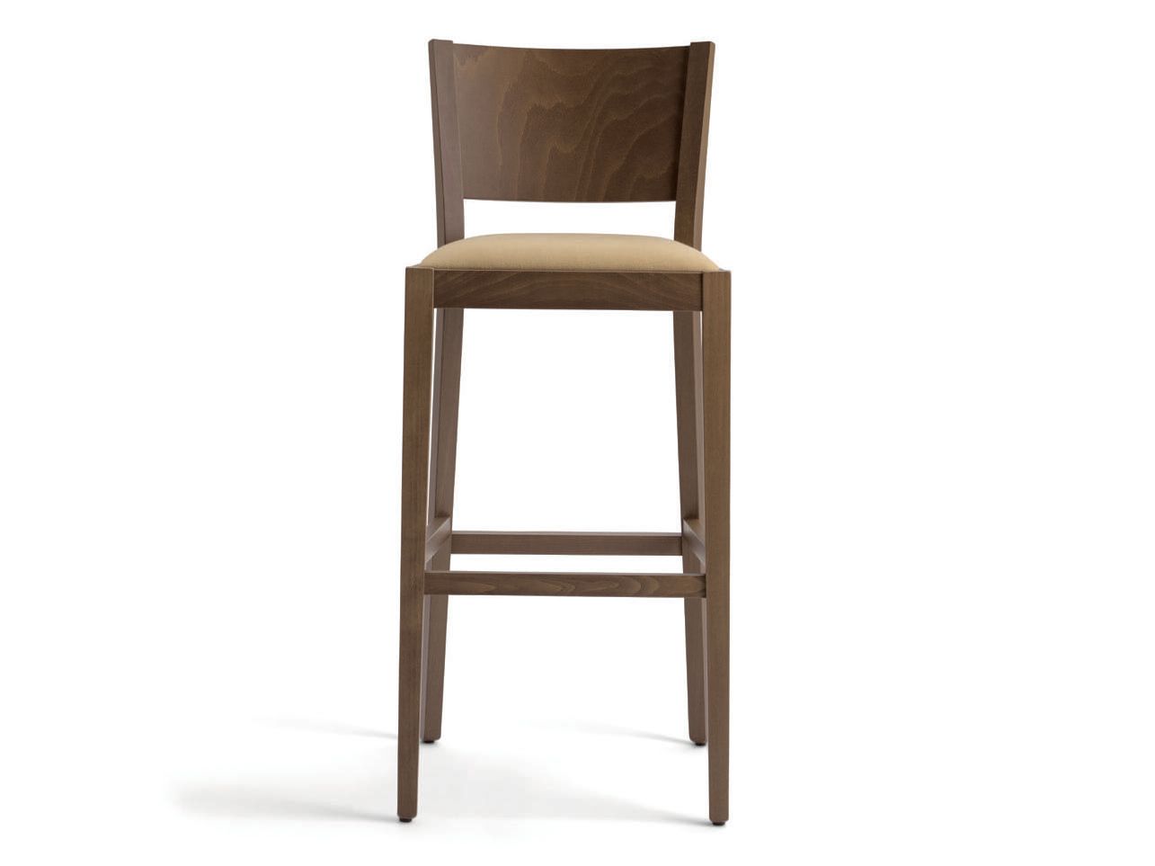 Высокий стул из бука с мягким сиденьем Palma Soko ARCH-00093486