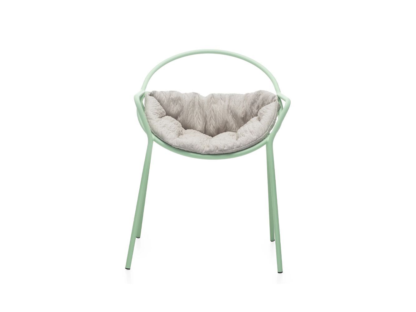 Стальной садовый стул с порошковым покрытием со встроенной подушкой Garda Furniture Nuboletta ARCH-00080431 - Вид №7