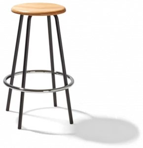 Richard Lampert Высокий табурет с подставкой для ног Tom