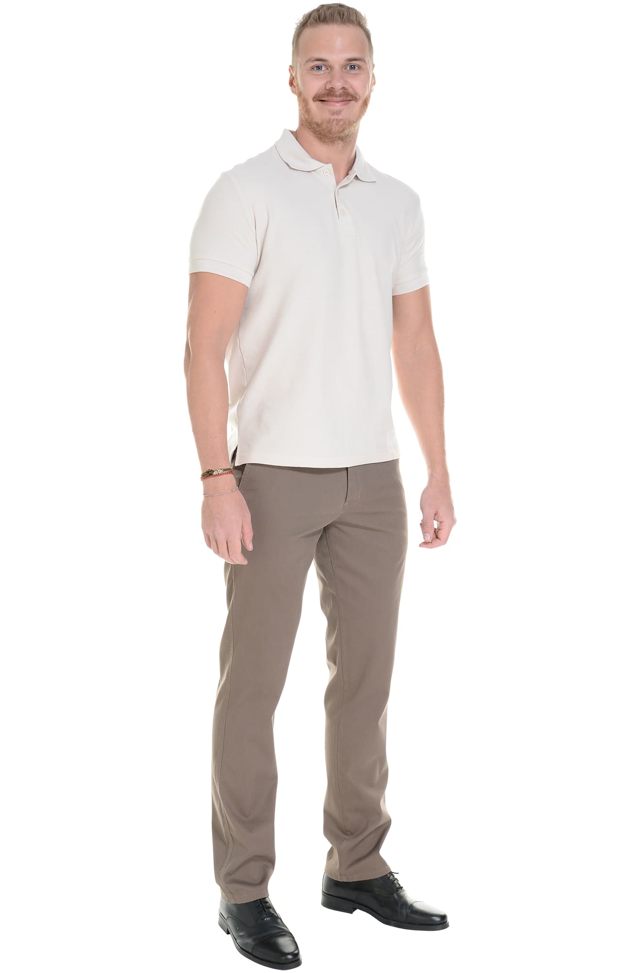 68253 Брюки  мужские chocolate (коричневые) El-Risto  Одежда для официантов  размер 56/182-188  - Вид №3