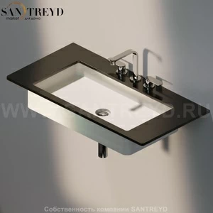 MW75SP9003 Накладная раковина под столешницу  квадратная Ceramica Flaminia Miniwash
