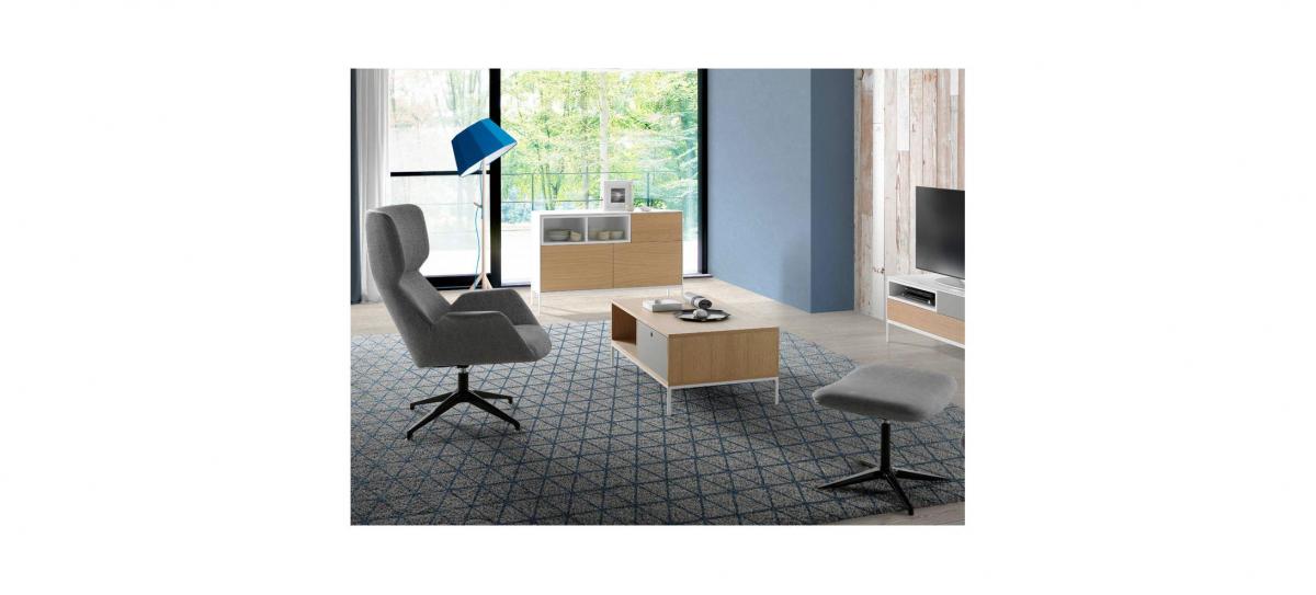 063014 Пуф для ног поворотный A162-OTTOMAN Angel Cerda  - Вид №3