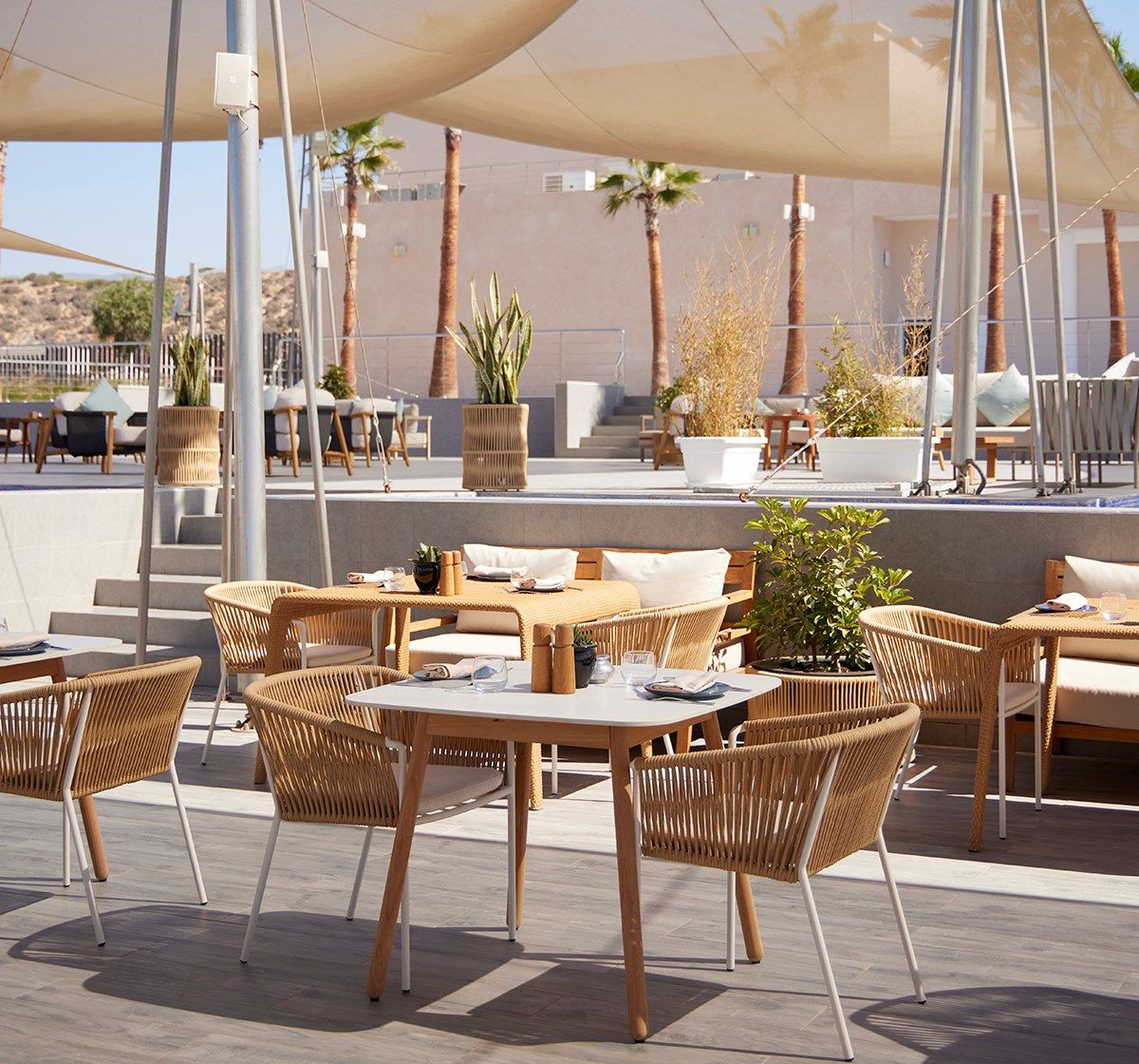 Веревочный садовый стул со встроенной подушкой POINT Weave ARCH-00100990 - Вид №2