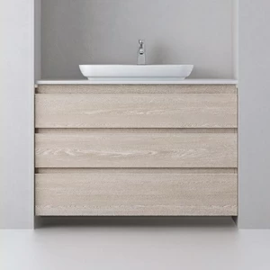 Avila Dos Тумба 120 (3 ящика) с раковиной NOVA Color R6 Advance Trendy