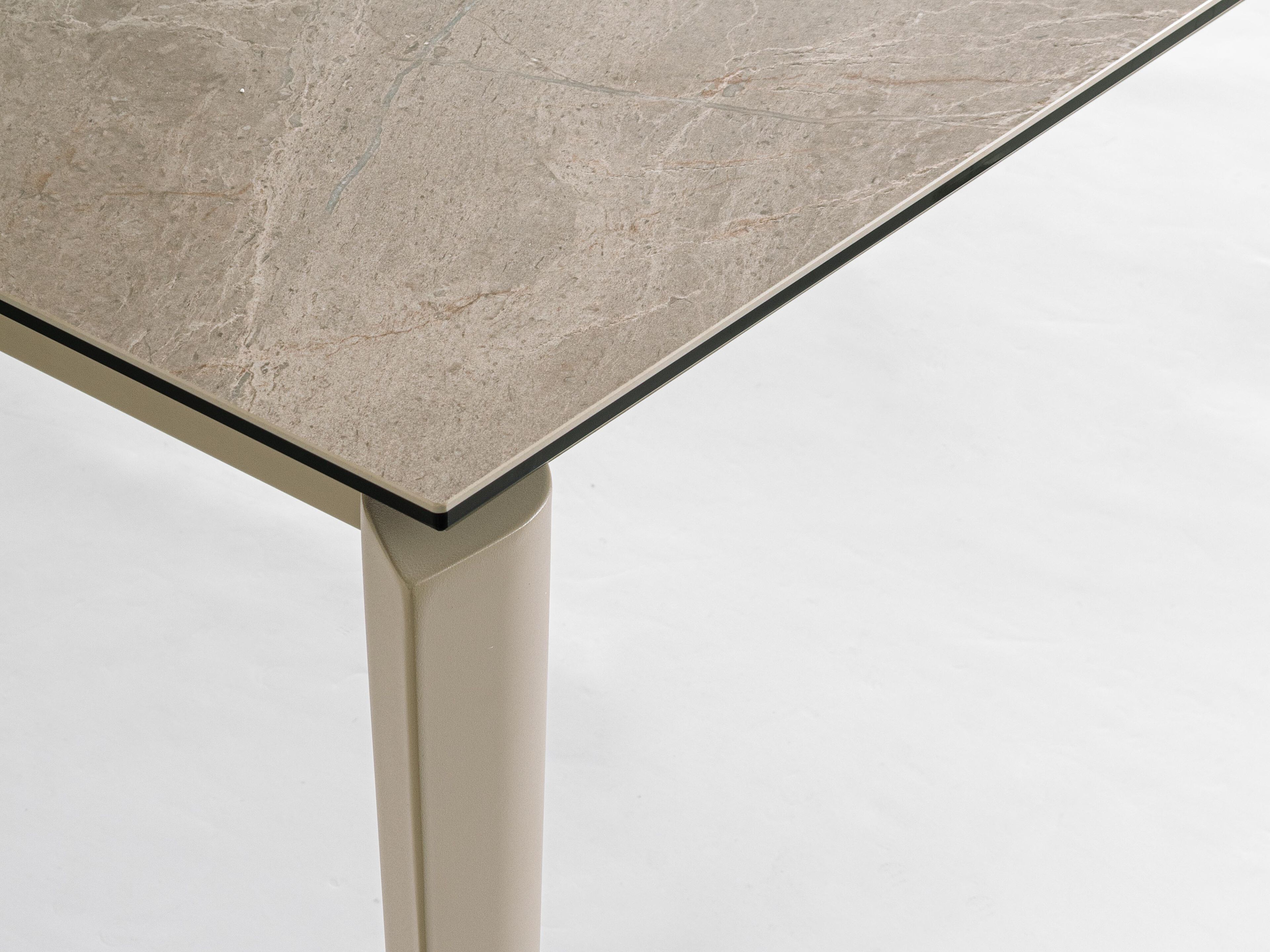 Прямоугольный выдвижной керамический обеденный стол BIZZOTTO ASIRI ARCH-00076562 - Вид №6